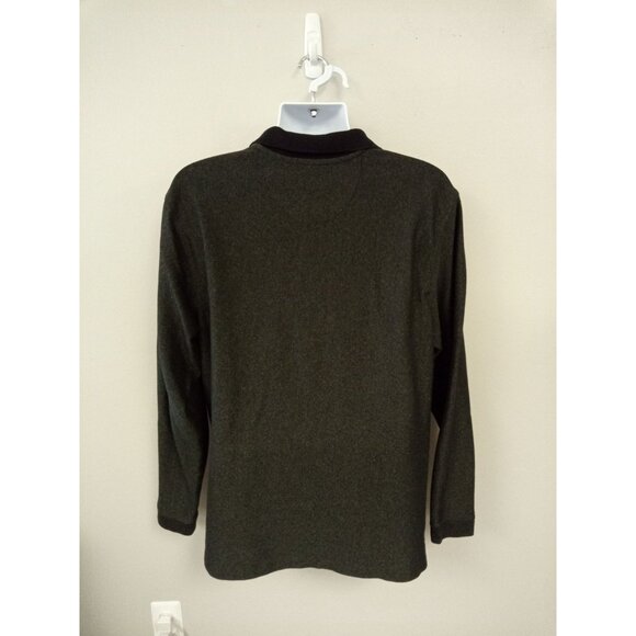 Haggar Men's Long Sleeve Black/Grey Lightweight Sweater Size XL - Picture 2 of 8